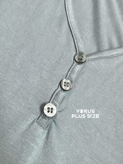 Đầm cổ V henley abound chất thun dày dặn bigsize