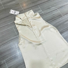 Áo cổ lọ Xoài mng lụa sang xịn bigsize