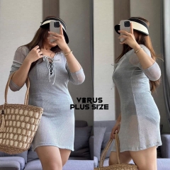Đầm lưới f21plus bigsize