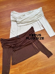 Áo bẹt vai Fashion thun bigsize