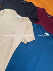 Đầm thun gân Fashion bigsize xuất xịn