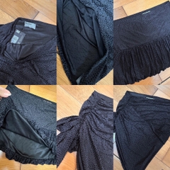 Set Primark Rita áo lệch vai mix váy bí Bigsize