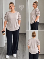 Áo thun form dài tay phồng tiadase bigsize