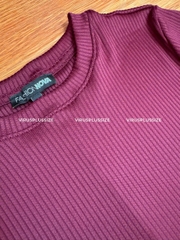 Đầm thun gân Fashion bigsize xuất xịn