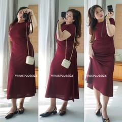 Đầm thun gân Fashion bigsize xuất xịn