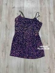 [Có Bigsize] Đầm hai dây bp sequin xuất xịn