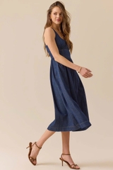 Đầm jean Alta bigsize xuất xịn