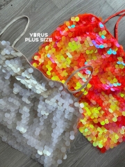 Áo dây anth sequin giả xà cừ bigsize