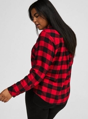 Áo somi caro torrid bigsize vạt bầu