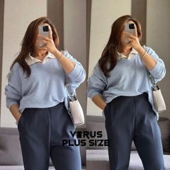 Áo len cổ V Aero cánh dơi bigsize xuất xịn