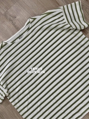 Áo thun sọc muji cotton basic bigsize