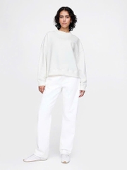 Sweater Gap tà bo bigsize logo thêu xuất xịn