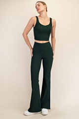 Áo dây thể thao Rae Mode cổ tim thun gân bigsize xuất xịn