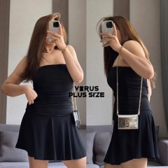 Đầm ống f21plus nhún bigsize (1481)