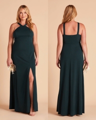 Đầm tiệc Birdy maxi cổ yếm bigsize xẻ tà