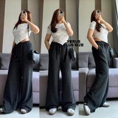 Áo crop vạt nhọn thun gân f21