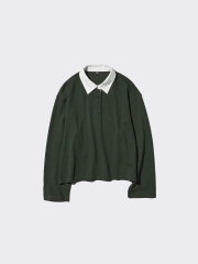 Áo polo trơn un1 tay dài basic bigsize