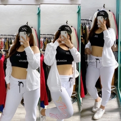 [viruSpluSSize]quần Jogger Dkny bigSize xuất xịn