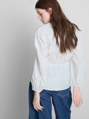 Áo kiểu Primark peplum tay phồng cột dây bigsize