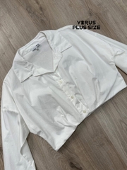 Áo somi crop fashion xuất xịn bigsize