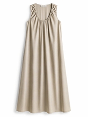 Đầm cổ U maxi primark cộc tay bigsize