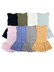 Đầm cộc tay wilfred aritzia tùng bèo bigsize