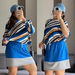 Áo tank tay dài Primark rút bo fom rộng xuất xịn bigsize
