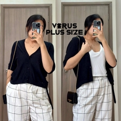 Áo cardigan tank Old xuất xịn bigsize