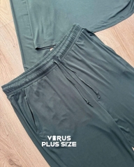 Bộ mặc nhà nuuds ống bo bigsize thun mỏng mát