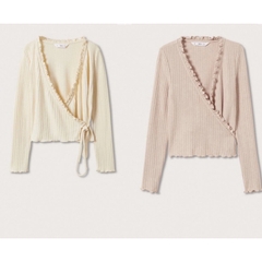 [viruSpluSSize]Áo len wrap mango bigSize xuất xịn