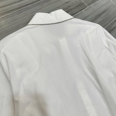 Áo somi Z@ra viền bèo xuất xịn