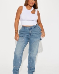 Áo crop kiểu fashion bigsize