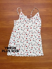 Đầm dây ngủ f21plus thun mát bigsize