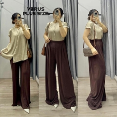 Quần ống rộng Fashion bigsize xuất xịn