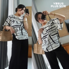 Áo lụa cổ thun AK bigsize