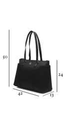 Túi Tote Tommy Fom To Phối Monogram xịn