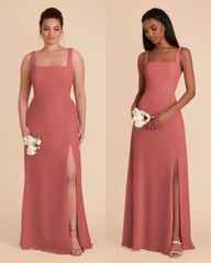 Đầm tiệc Birdy 2 dây maxi xẻ tà  bigsize
