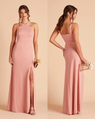 Đầm tiệc Birdy maxi cổ yếm bigsize xẻ tà