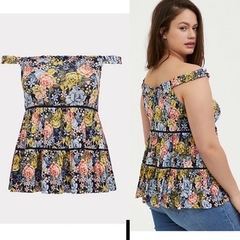 [viruSpluSSize]Áo hoa BIGSIZE babydoll torid