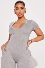 Jumsuit fashion thun cổ v bigsize
