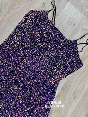 [Có Bigsize] Đầm hai dây bp sequin xuất xịn