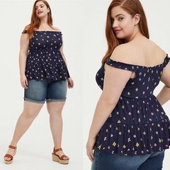 [viruSpluSSize]Áo hoa BIGSIZE babydoll torid