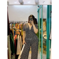 [viruSpluSSize]sale - JumSuit xoài hoa nhí bigSize -fullSize