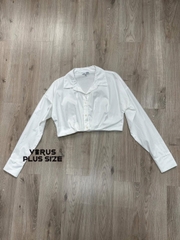 Áo somi crop fashion xuất xịn bigsize
