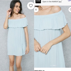 [viruSpluSSize] Sale - ĐẦM XUÔNG BẸT VAI F21 XUẤT XỊN bigSize