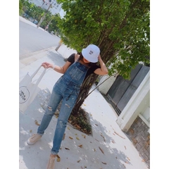 [viruSpluSSize]Yếm jean bigSize Sneakpeak mini Size Sml