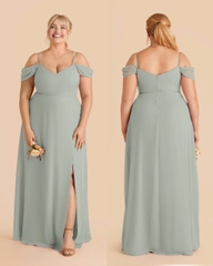 Đầm tiệc Birdy maxi 2 dây bẹt vai xuất xịn bigsize
