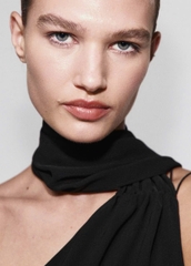 Đầm voan Xoài mng lệch vai tiệc tùng bigsize xuất xịn