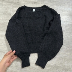Áo len móc sợi 0ld n@vy bigsize xịn(kem/đen)