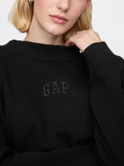 Sweater Gap tà bo bigsize logo thêu xuất xịn
